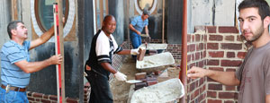 Roma Masonry Hard at Work